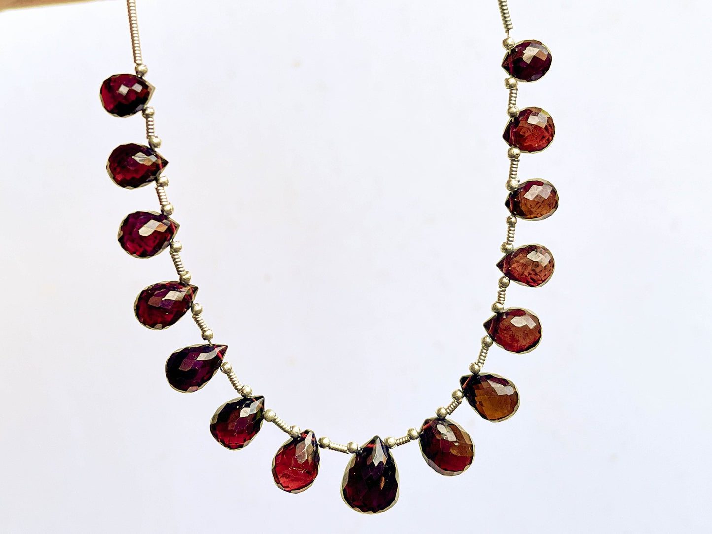 15 Pieces Pink Tourmaline Faceted Drops Beadsforyourjewelry