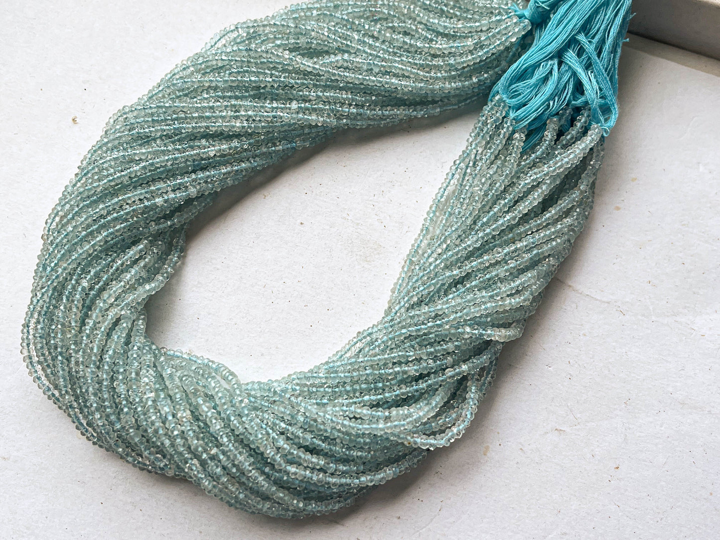 2.75mm Aquamarine Micro Faceted Beads Beadsforyourjewelry