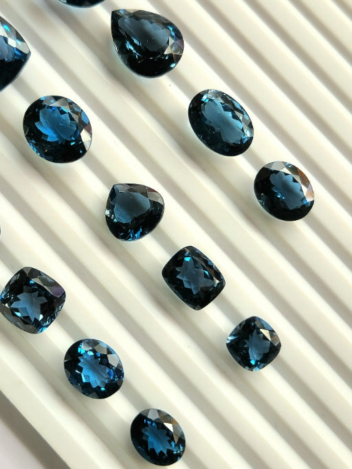 AAA London Blue Topaz Mix Shape Loose Gemstone