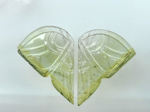 Rare! Natural Tourmaline Carving Butterfly Shape