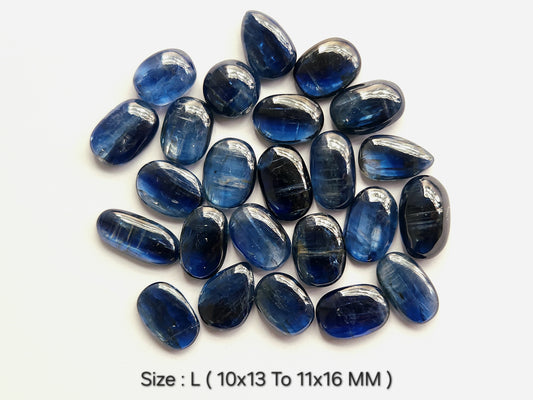 Natural Blue Kyanite Gemstone Cabochon Mix Lot