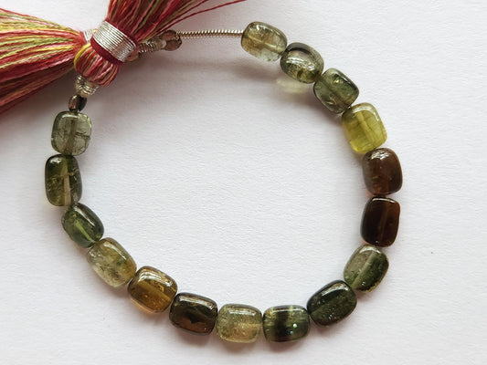 Natural Tourmaline Tube Shape Beads