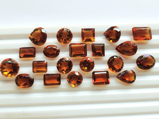 AAA+ Finest Quality Natural Madeira Citrine Loose Faceted Gemstone | Cut Stone