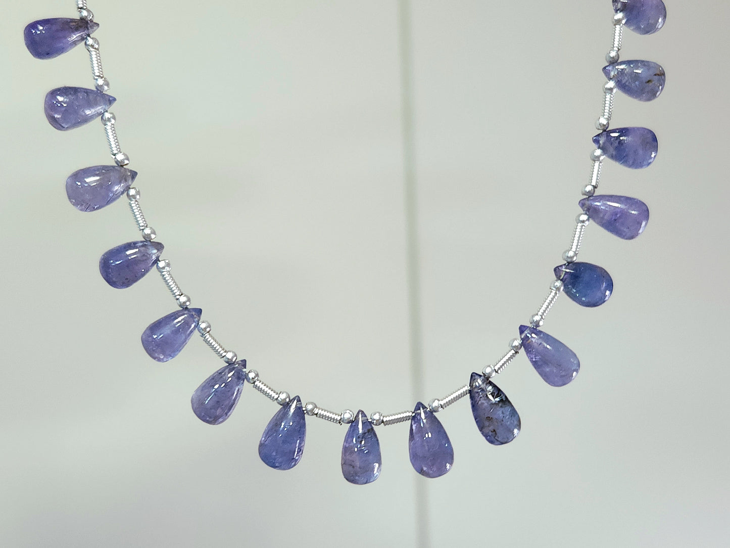 Natural Tanzanite Smooth Drops Beads