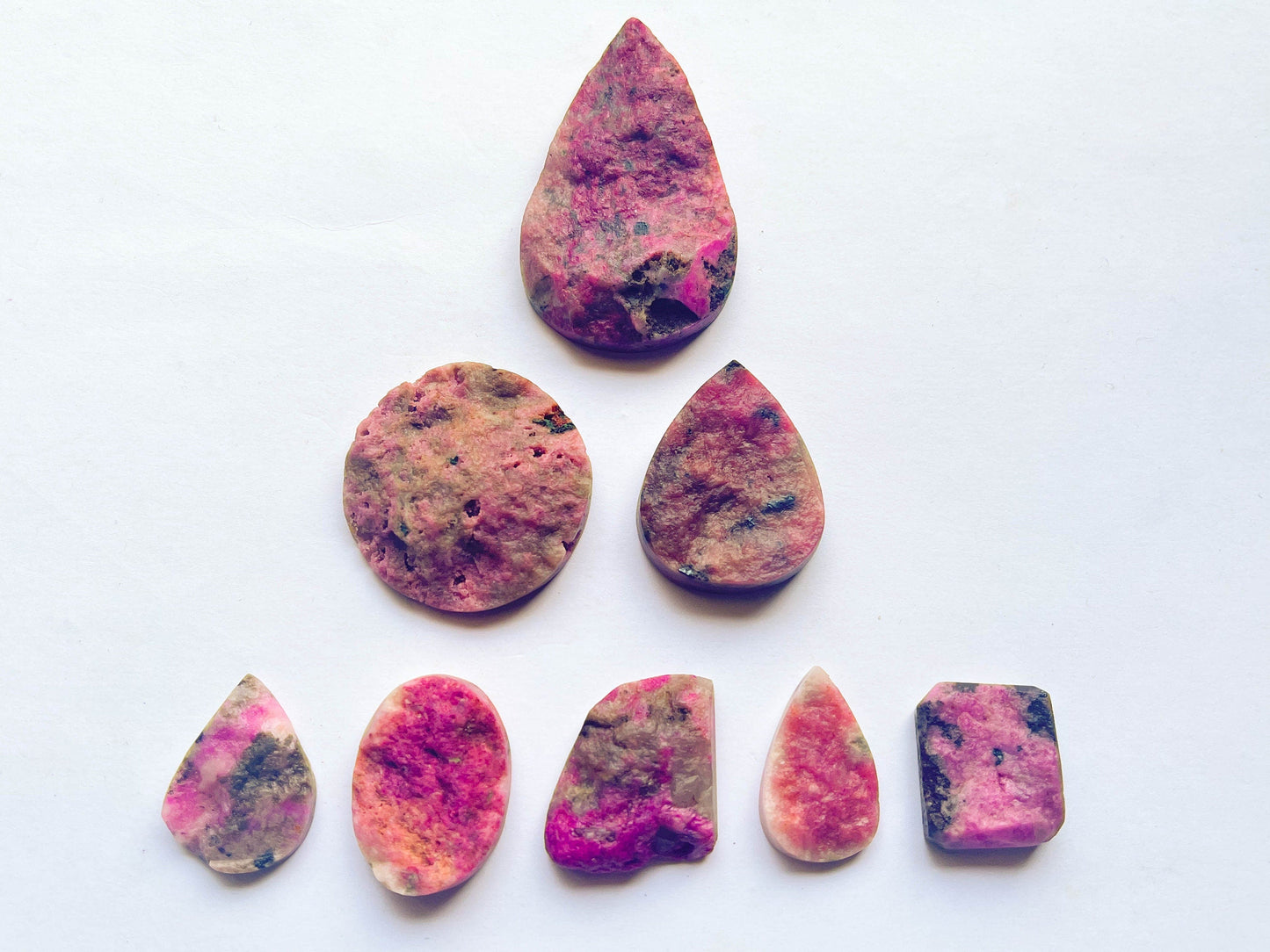 AAA Quality pink cobalto calcite Druzy Cabochons, Natural pink cobalto Druzy Cabochons, Top Quality handmade Cabochons 100%Natural BFYJ107-1 Beadsforyourjewelry