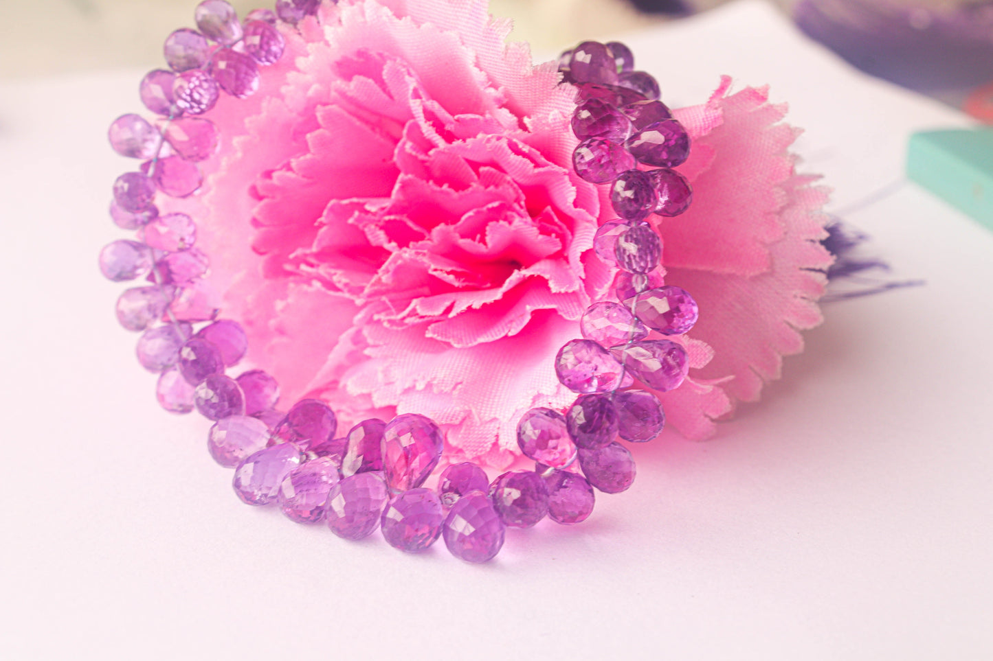 Amethyst Faceted Drops Beadsforyourjewelry