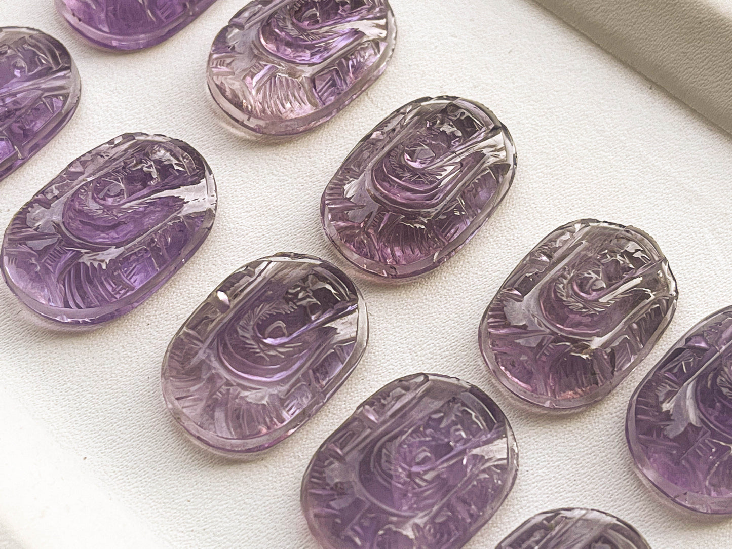 Gemstone Amethyst Handcarved Ganesh-Natural Amethyst Figurine-Hindu God Ganesha Statue, 1 Inch, Amethyst Ganesha, Hand-Carved, Indian God Beadsforyourjewelry