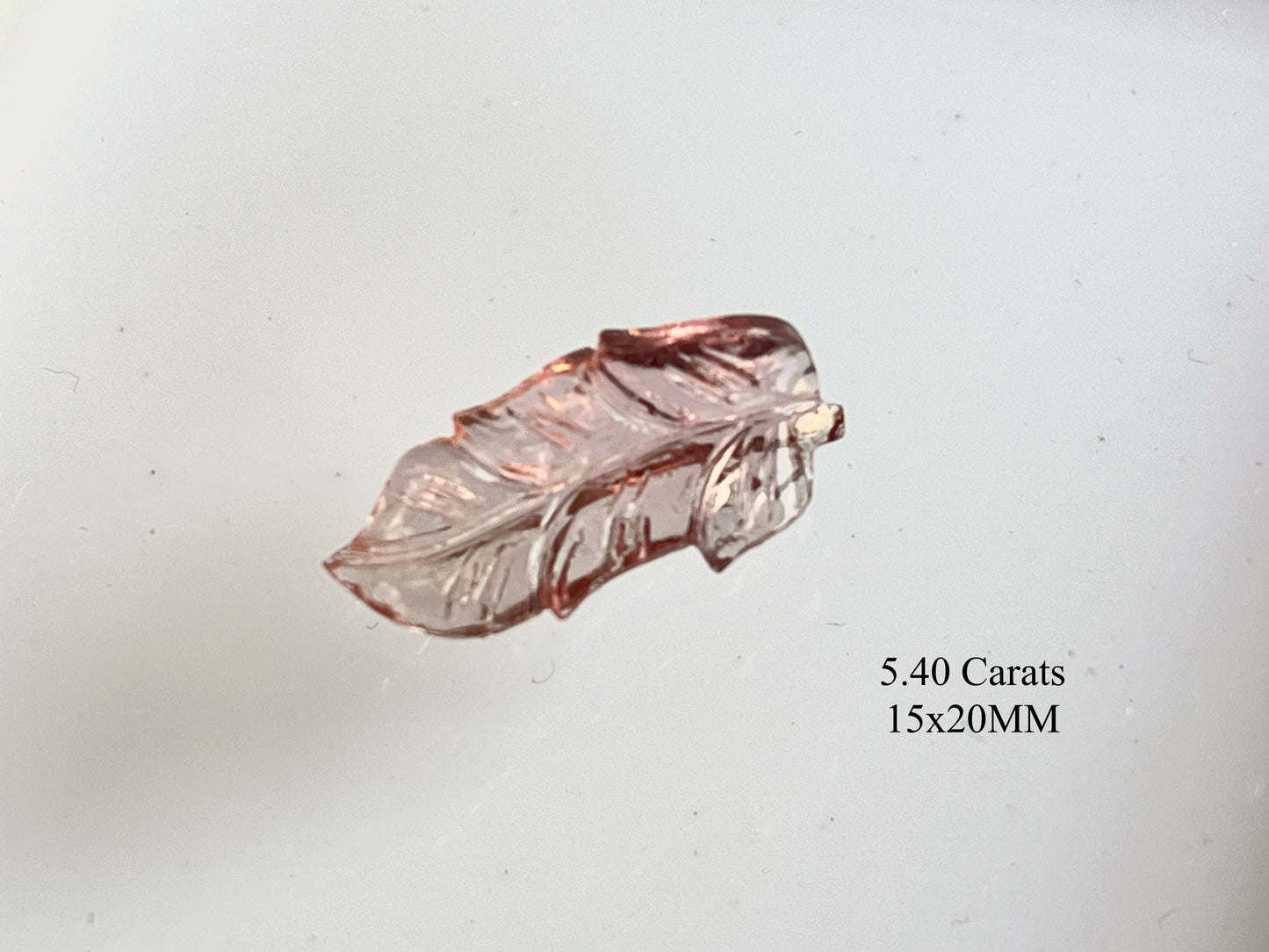 Natural Tourmaline Carved Leaf shape loose stones