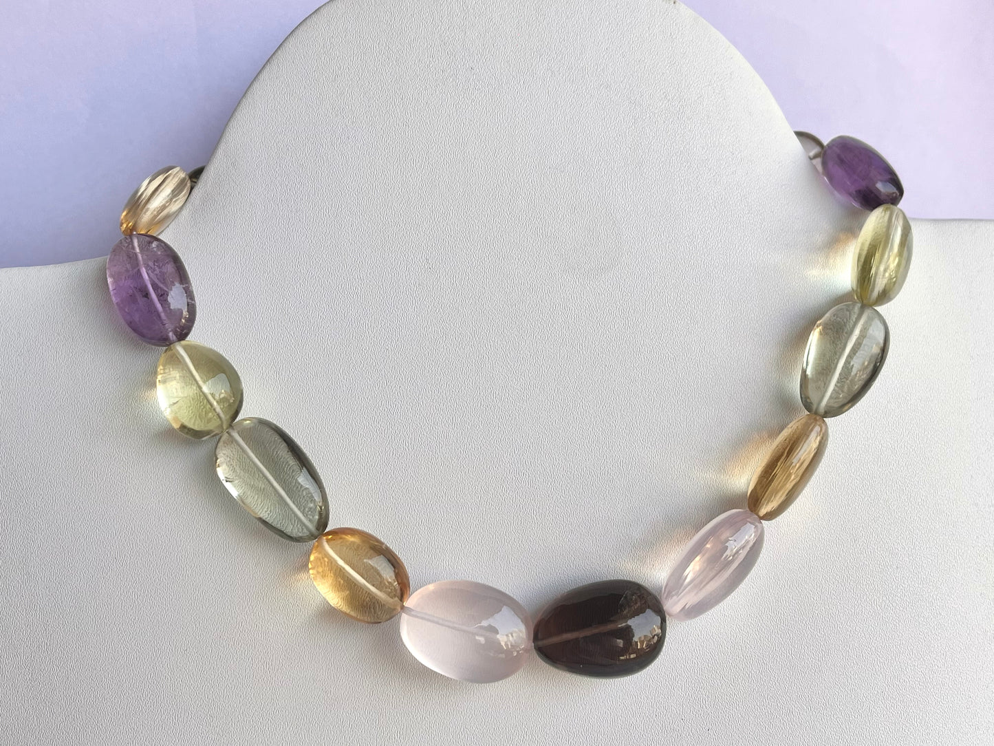 Mix Gemstones Smooth Tumble Shape Beads
