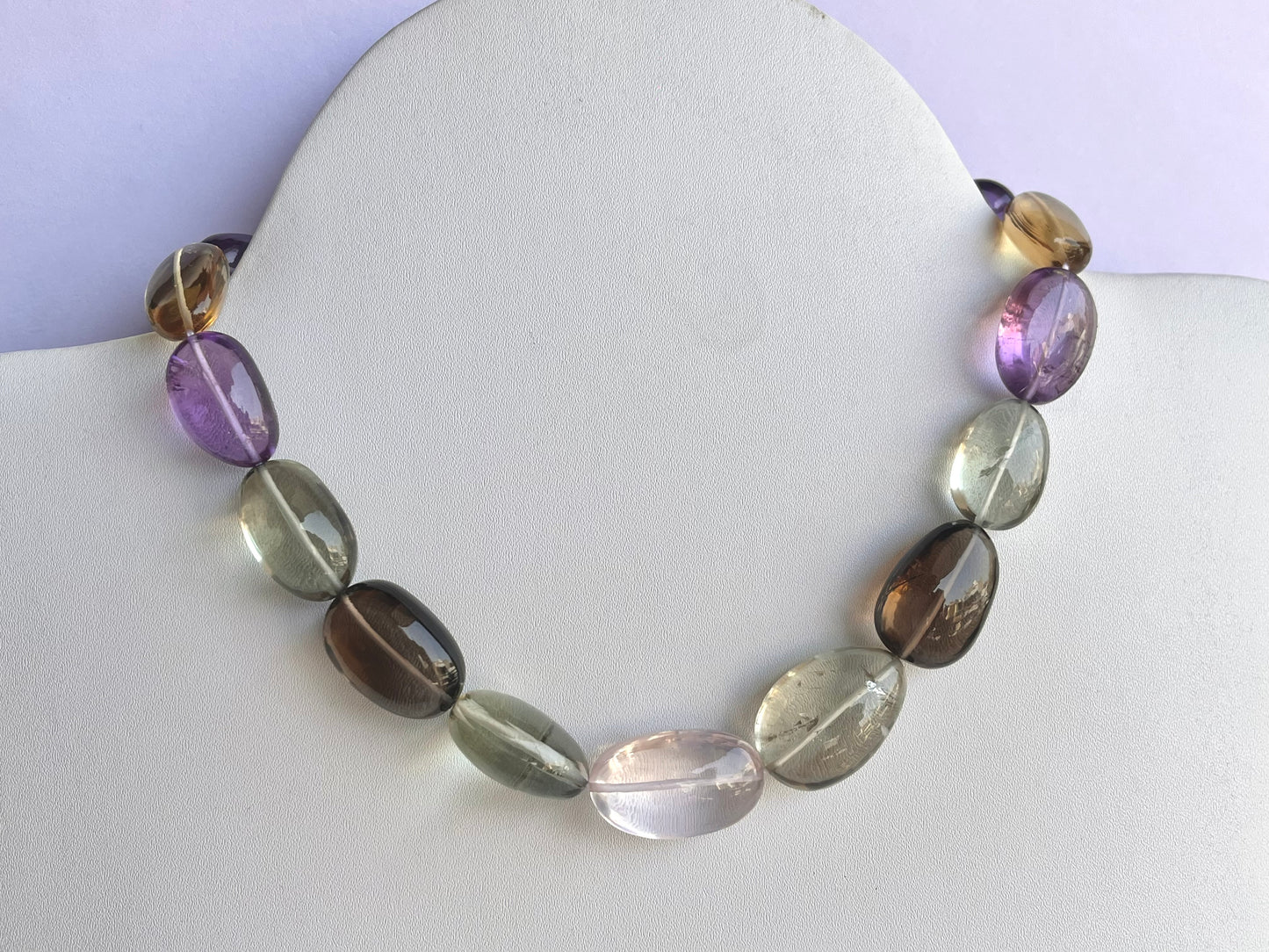 Mix Gemstones Smooth Tumble Shape Beads