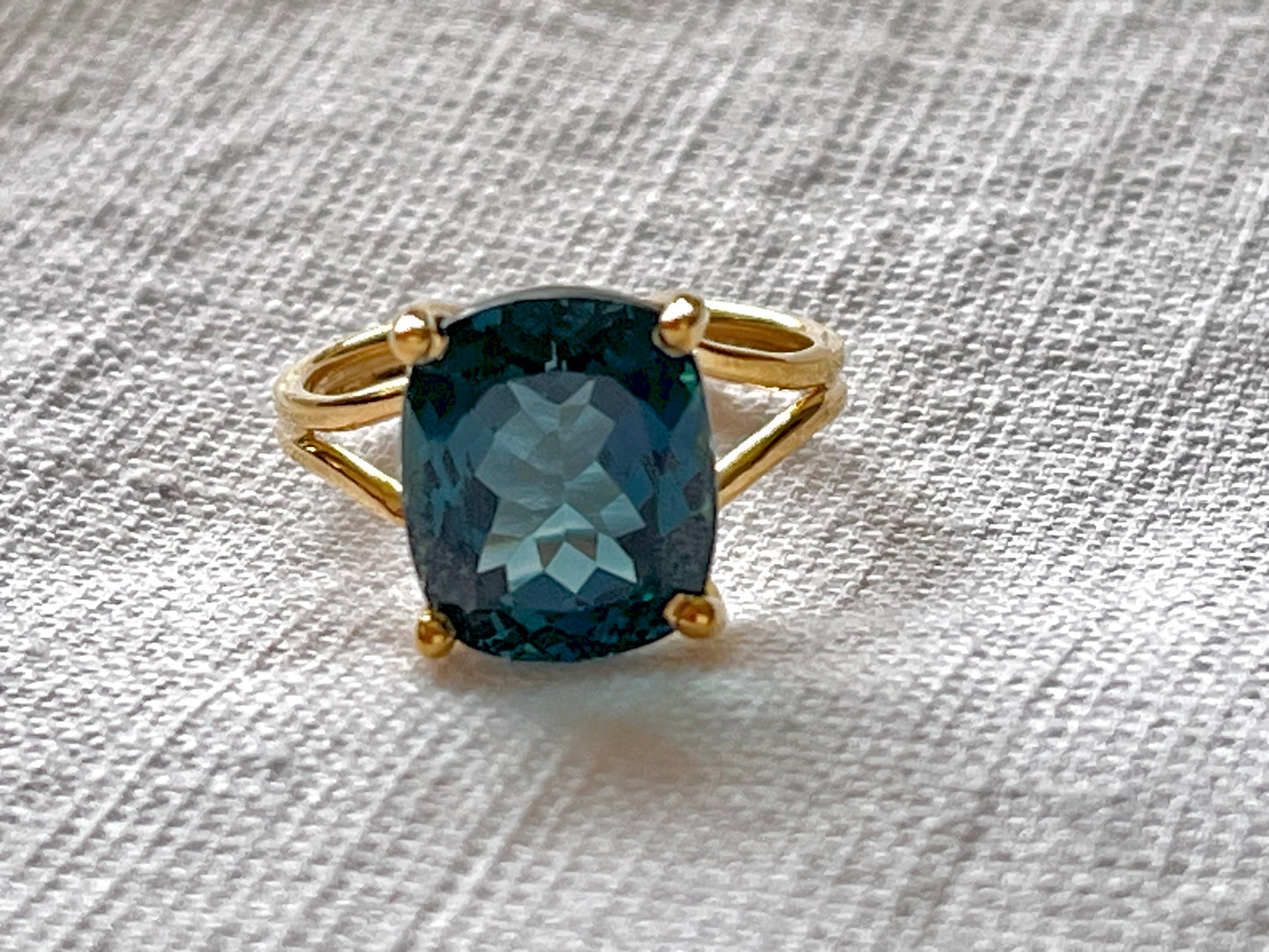 London Blue Topaz 925 Silver Ring