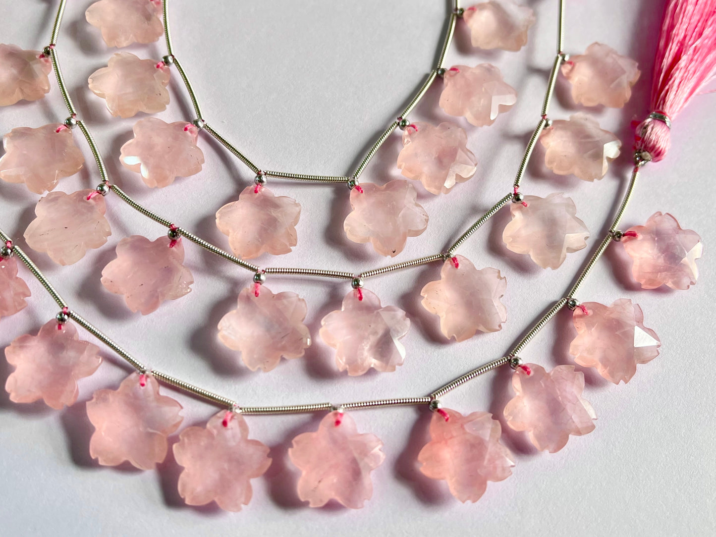 Sakura Flower Beads, Cherry Blossom Crystal Beads