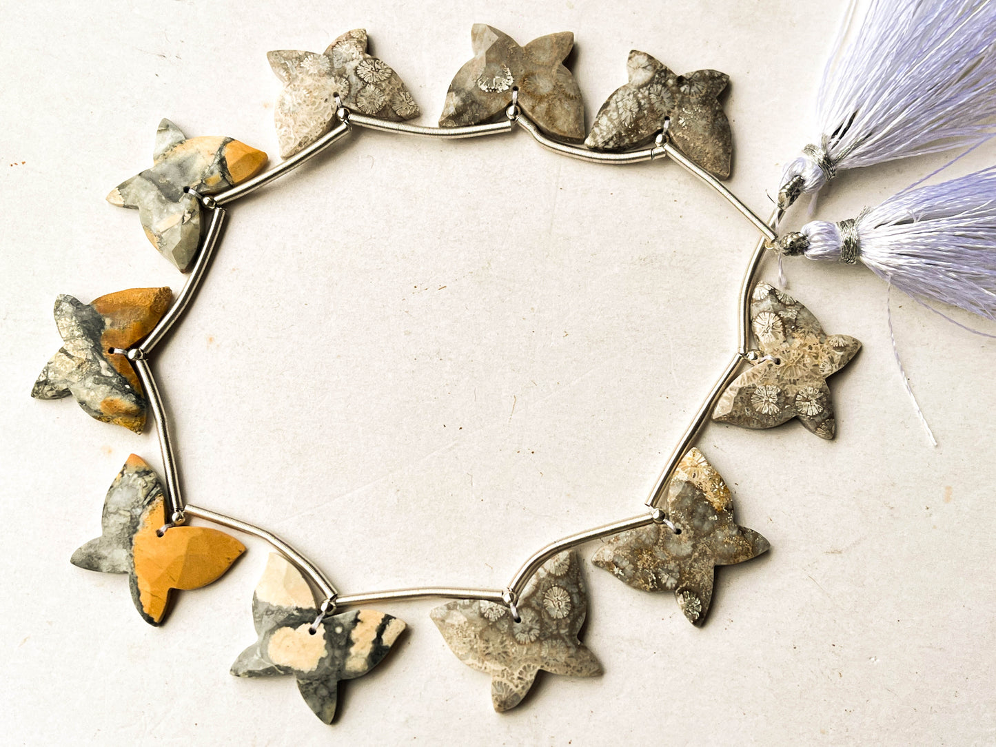 Malingano Jasper Faceted Butterfly Shape Beads Beadsforyourjewelry