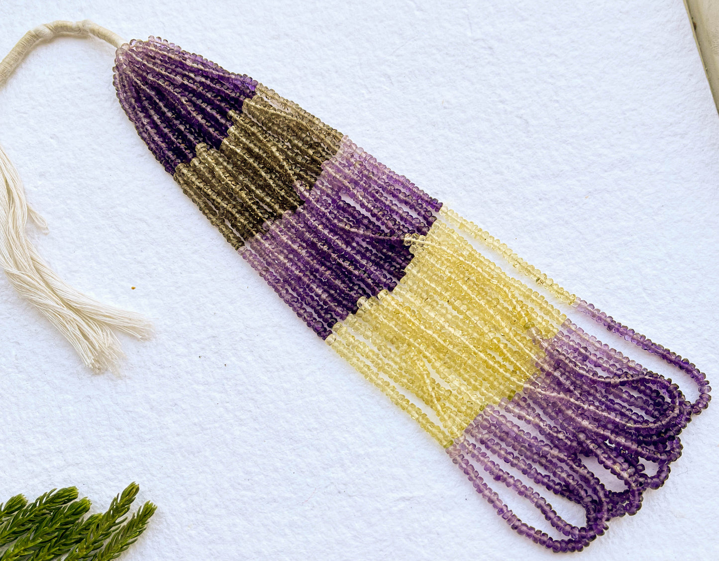 Multiple Gemstone Rondelle Shape Faceted Beads Beadsforyourjewelry