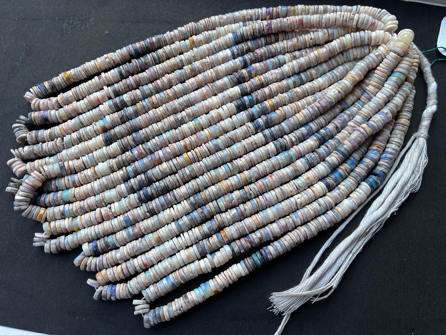 Natural Australian Opal Smooth Beads Beadsforyourjewelry