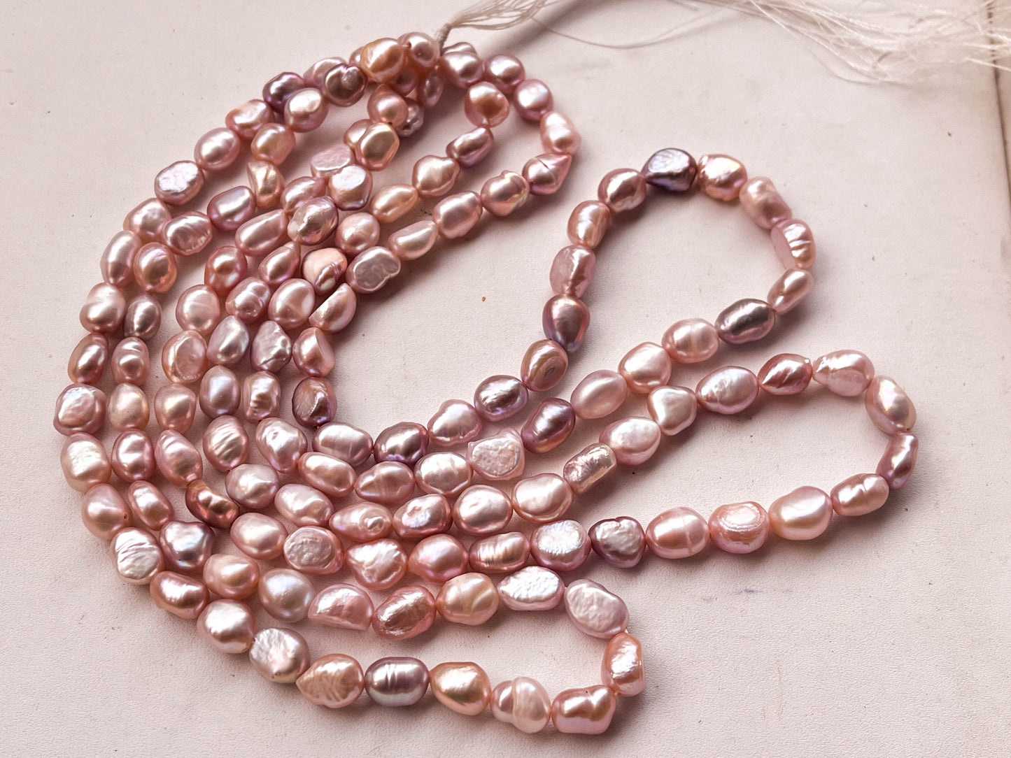 Natural Freshwater Pink Nuggets Pearl Beadsforyourjewelry
