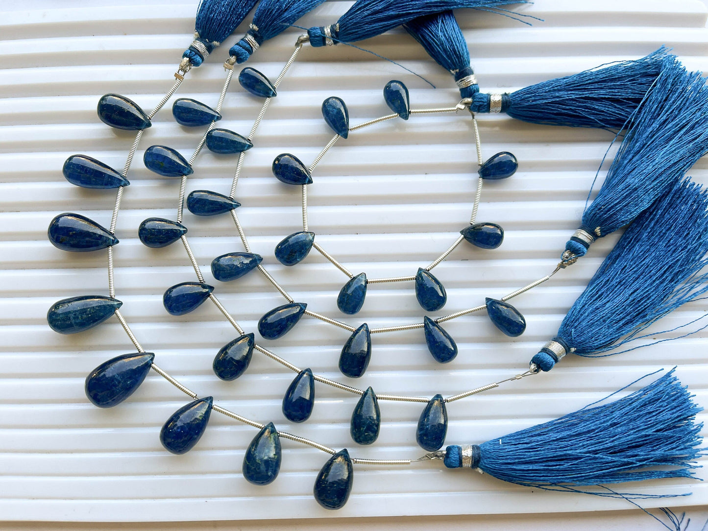 Neon Apatite Smooth Drops Beadsforyourjewelry