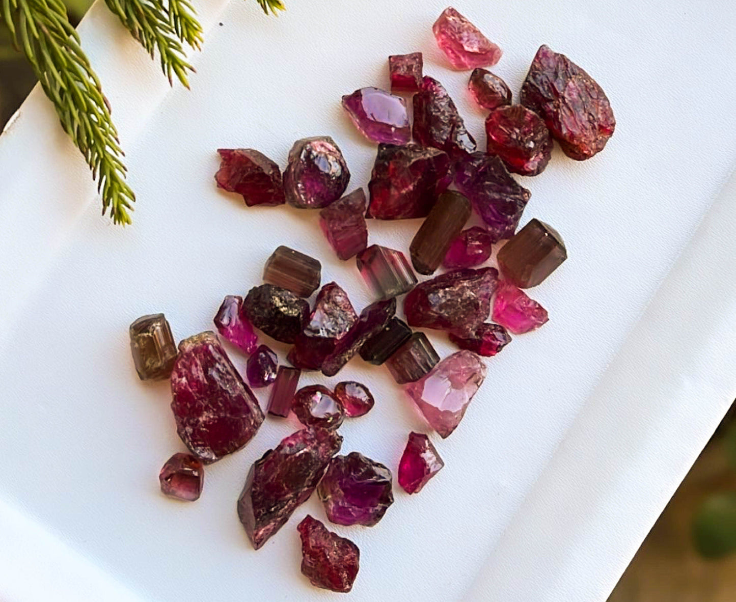 Raw Natural Rubellite Tourmaline Lot | No Treatment Beadsforyourjewelry