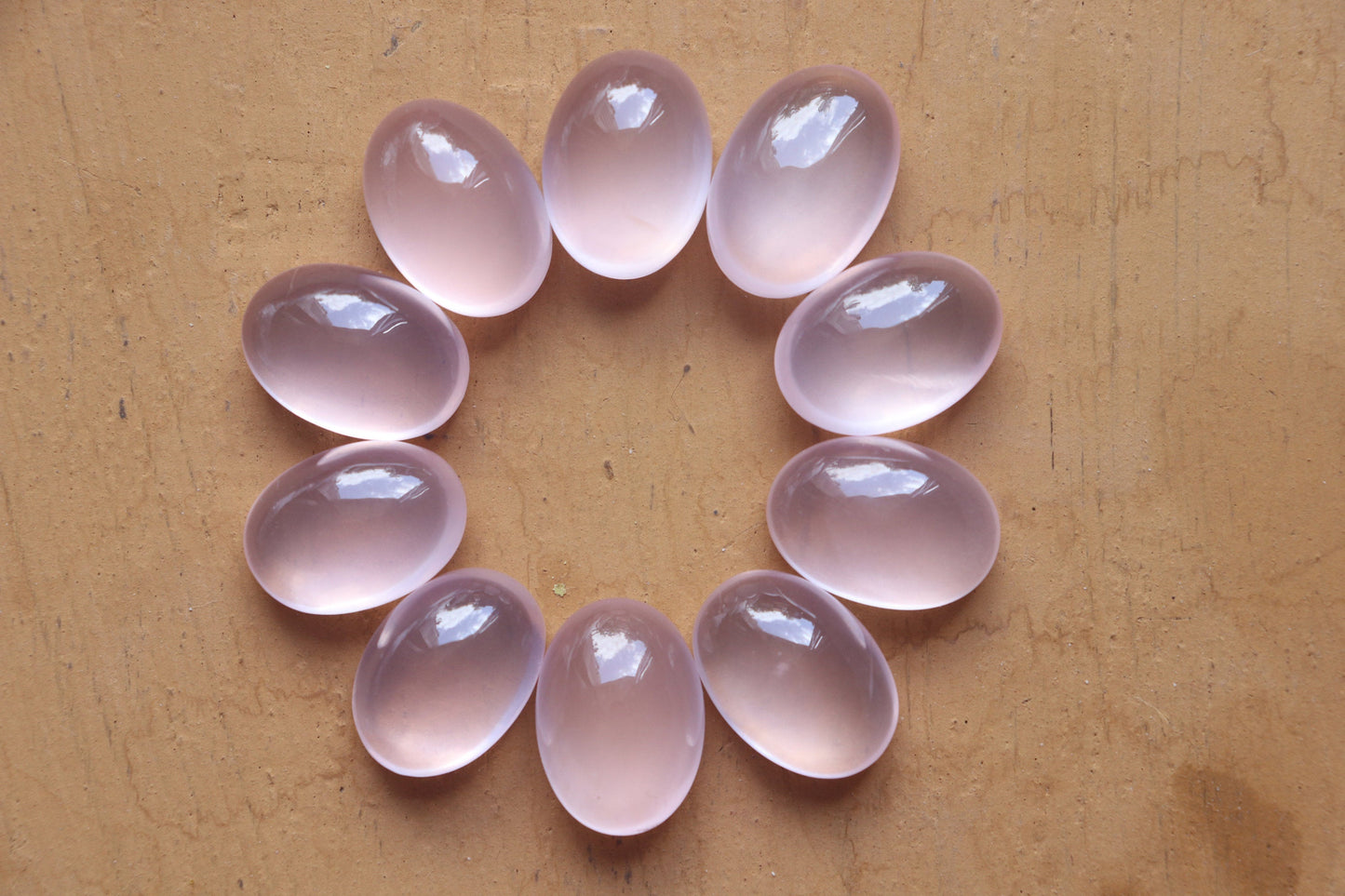 Rose Quartz Cabochon gemstone Oval Shape Hand Polished Rose Quartz Loose Gemstone, Rose Quartz for jewelry Size 16x23 mm Beadsforyourjewelry