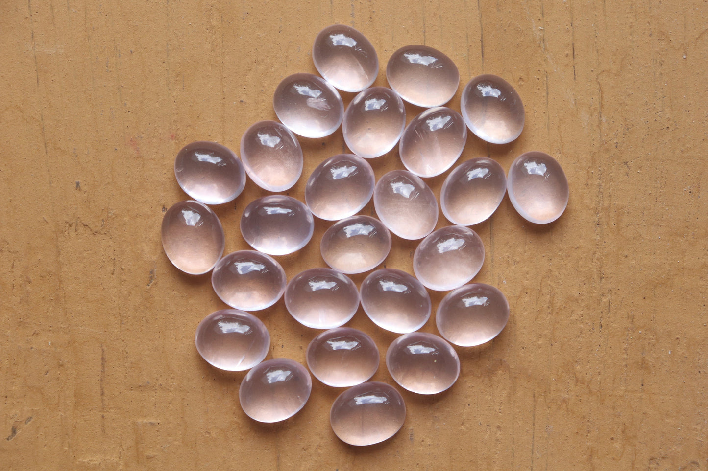 Rose Quartz Cabochon gemstone Oval Shape Hand Polished Rose Quartz Loose Gemstone, Rose Quartz for jewelry Size 9x11 mm Beadsforyourjewelry