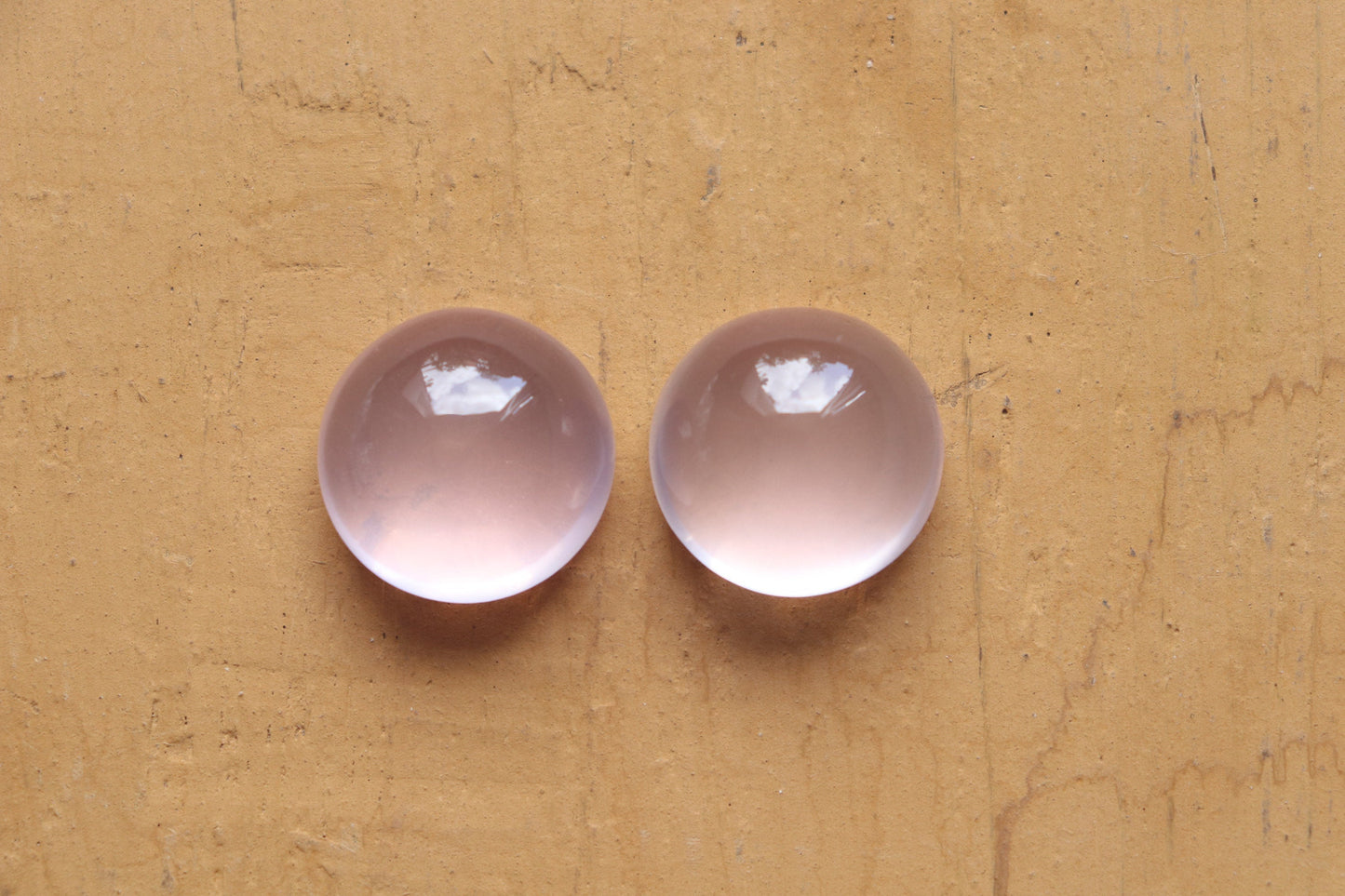 Rose Quartz Cabochon gemstone Round Shape Hand Polished Rose Quartz Loose Gemstone, Rose Quartz for jewelry Size 20x20 mm Beadsforyourjewelry