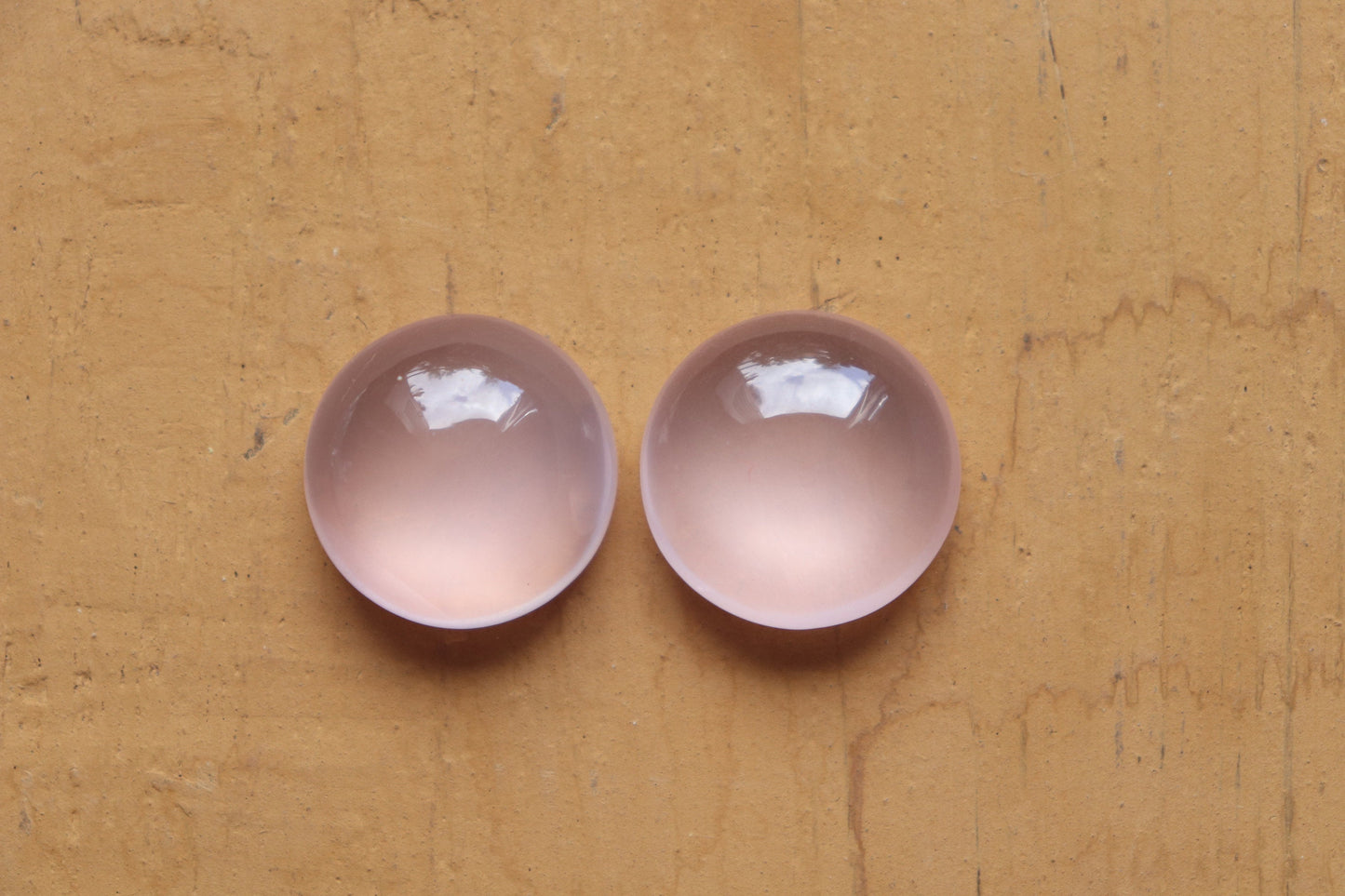 Rose Quartz Cabochon gemstone Round Shape Hand Polished Rose Quartz Loose Gemstone, Rose Quartz for jewelry Size 22x22 mm Beadsforyourjewelry