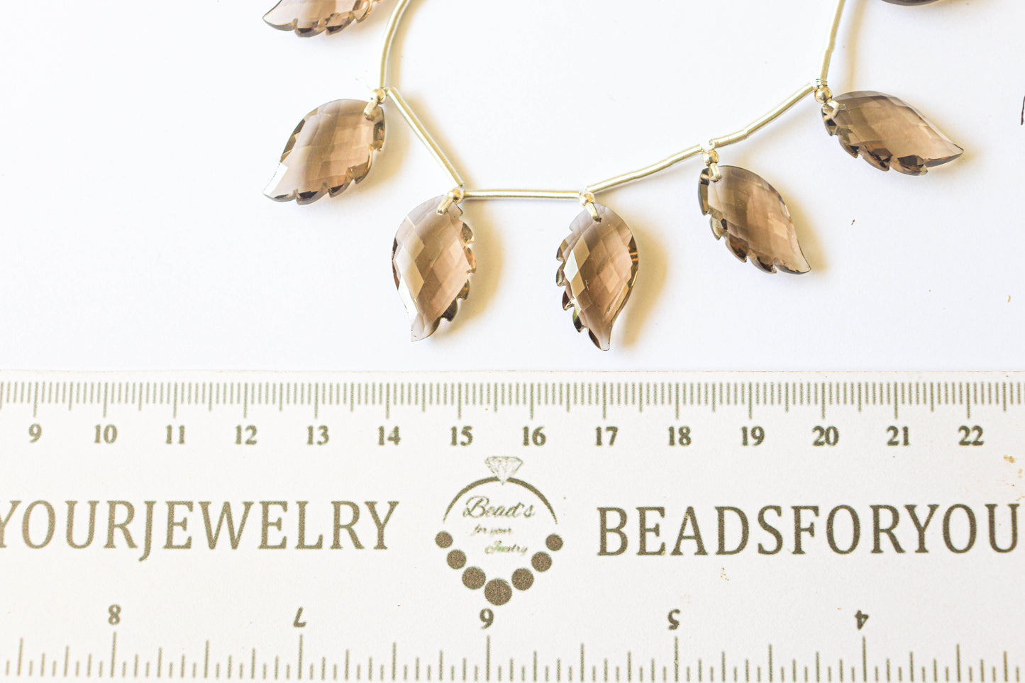 Smoky Quartz Wings Shape Faceted Beads Beadsforyourjewelry