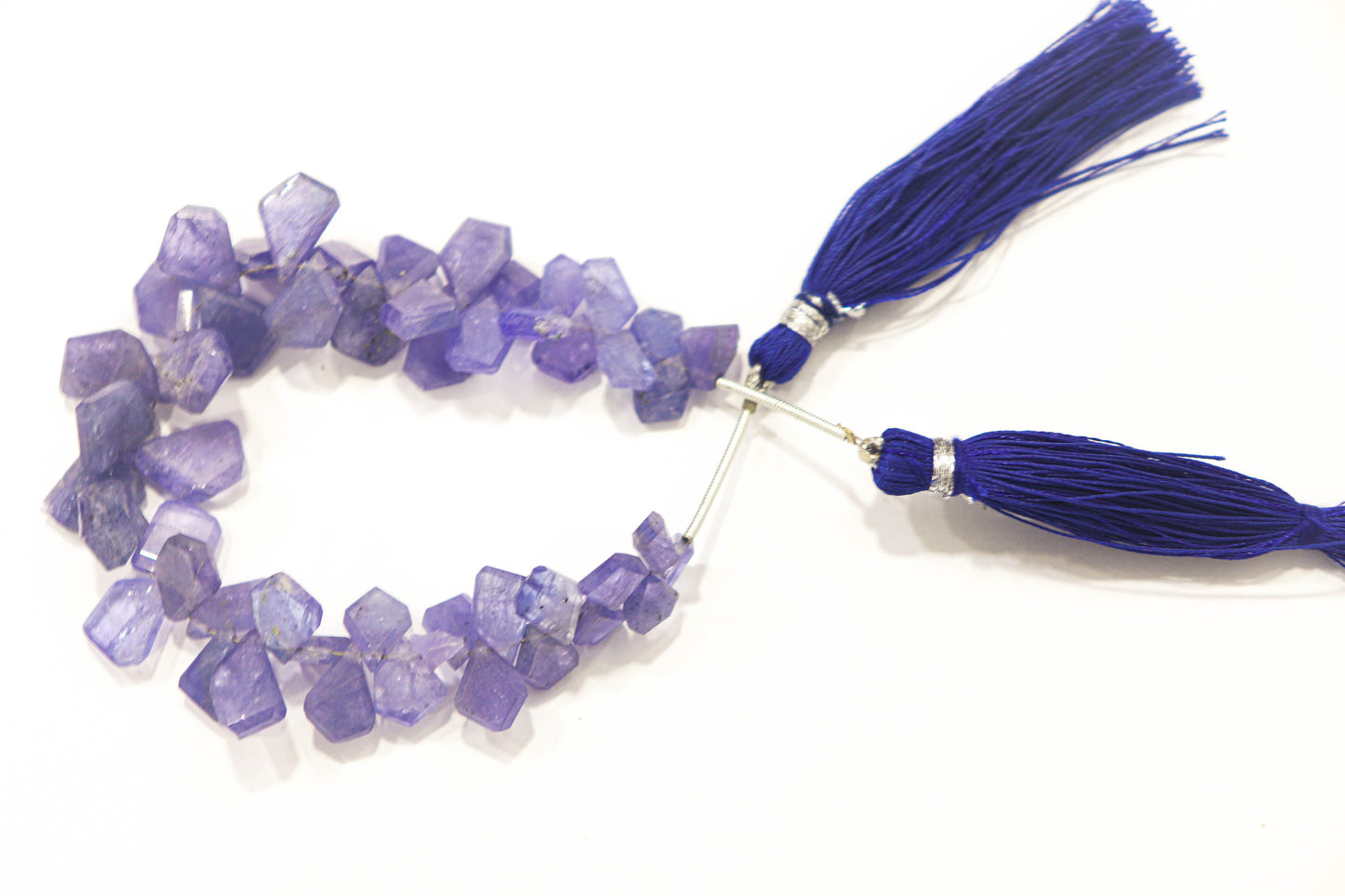 Tanzanite gemstone Slice cut beads Beadsforyourjewelry