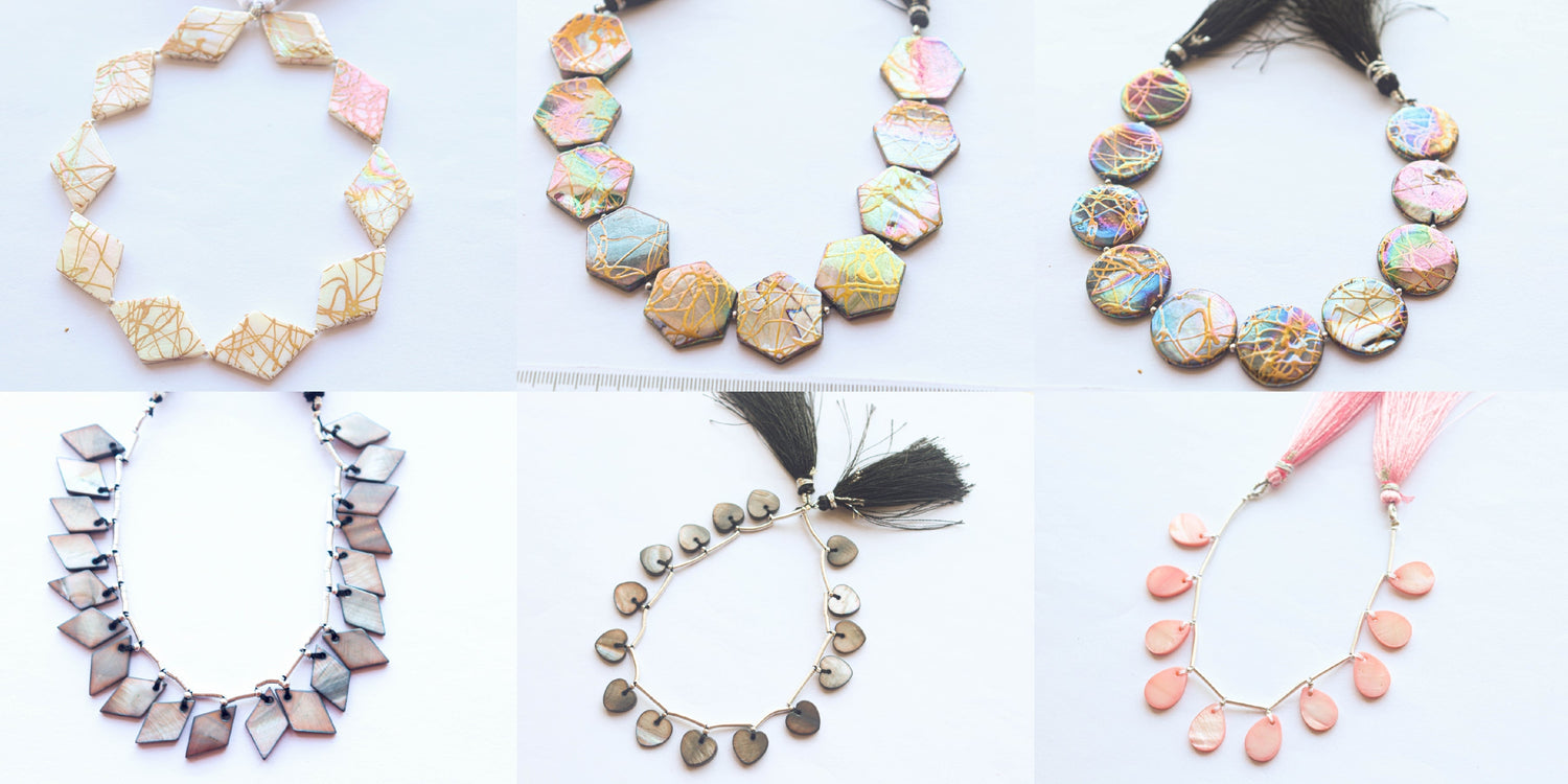 Mother of Pearl Collection Beadsforyourjewelry