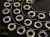 Load image into Gallery viewer, 10 Pieces MOTHER OF PEARL Octagon Shape Faceted Hoop Beads, Natural Mother of Pearl Beads, Mother of Pearl Hoop Beads, Rare Gemstone Beads Beadsforyourjewelry