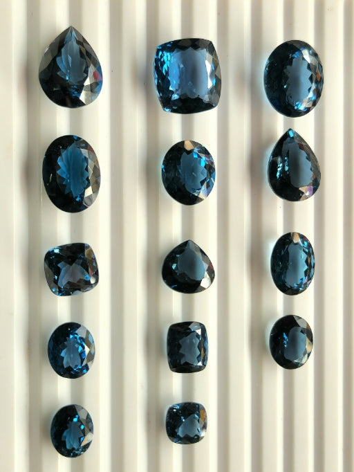 AAA London Blue Topaz Mix Shape Loose Gemstone