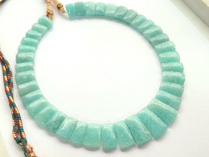 Natural Amazonite Bib Necklace / Choker