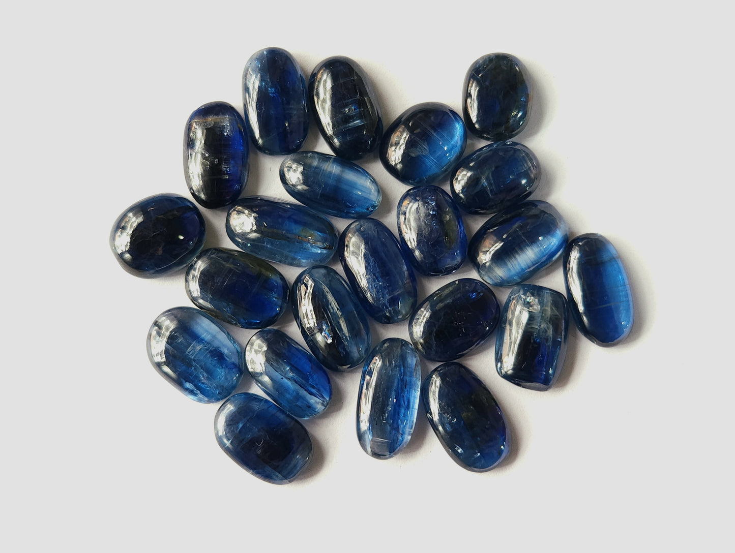Natural Blue Kyanite Gemstone Cabochon Mix Lot