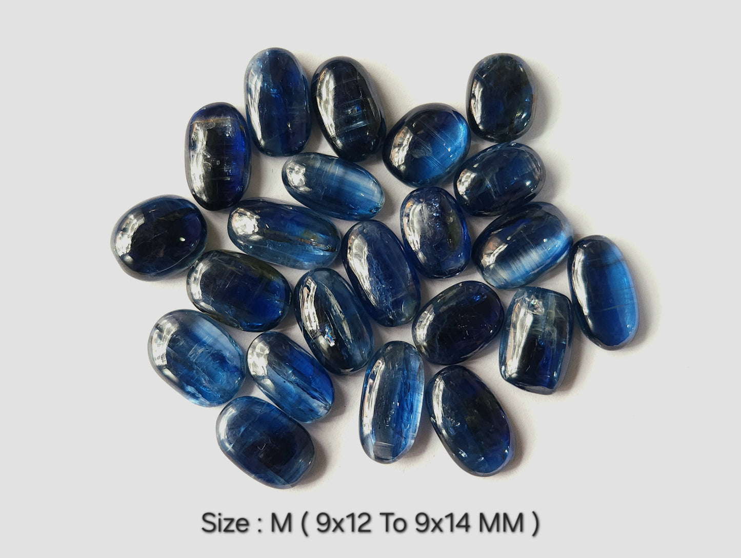 Natural Blue Kyanite Gemstone Cabochon Mix Lot