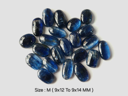 Natural Blue Kyanite Gemstone Cabochon Mix Lot