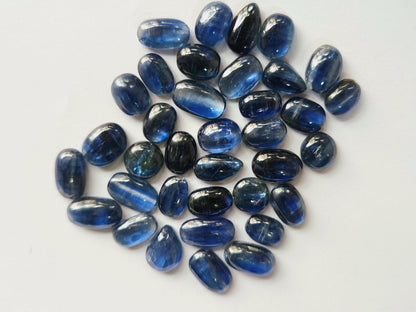 Natural Blue Kyanite Gemstone Cabochon Mix Lot