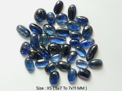 Natural Blue Kyanite Gemstone Cabochon Mix Lot