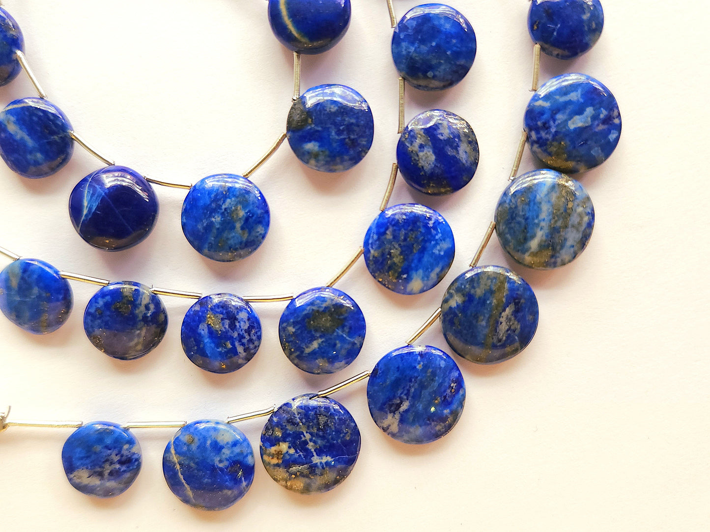 Natural Lapis Lazuli Smooth Round Shape Beads