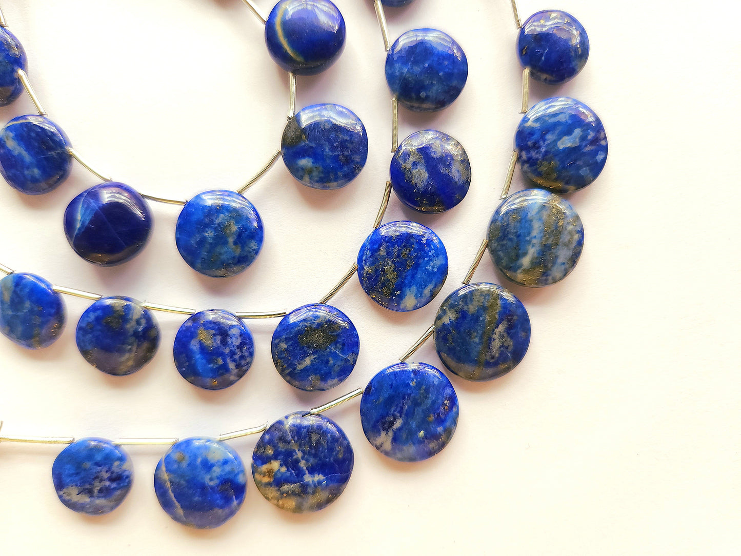 Natural Lapis Lazuli Smooth Round Shape Beads