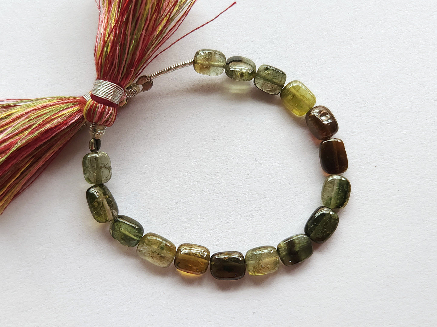 Natural Tourmaline Tube Shape Beads