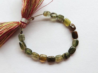 Natural Tourmaline Tube Shape Beads