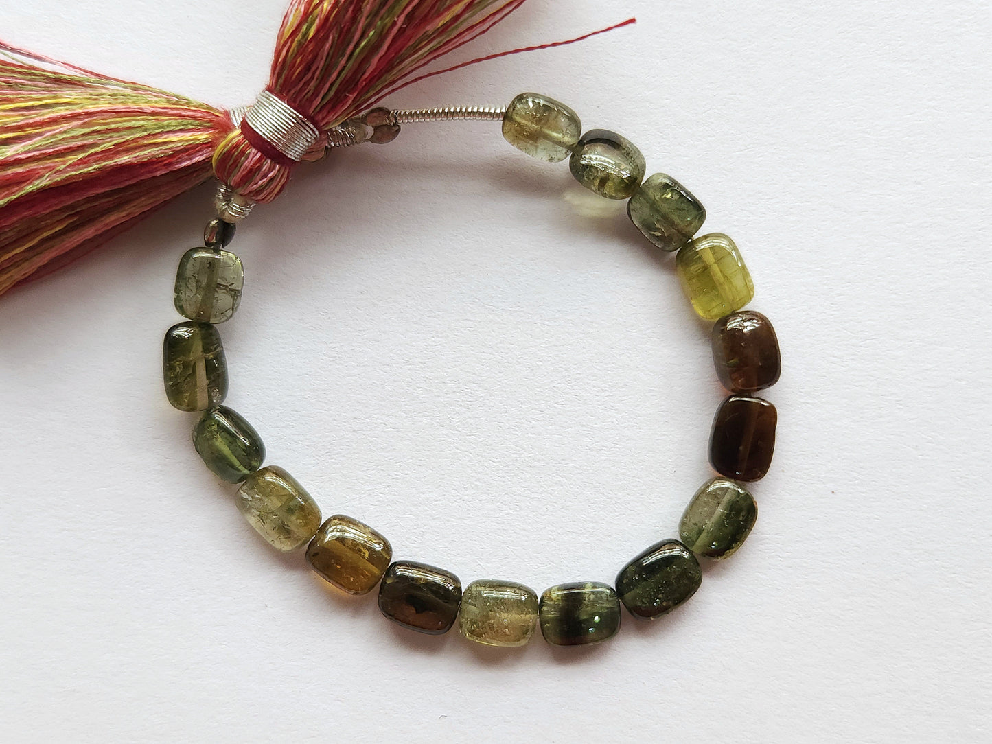 Natural Tourmaline Tube Shape Beads