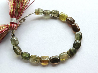 Natural Tourmaline Tube Shape Beads