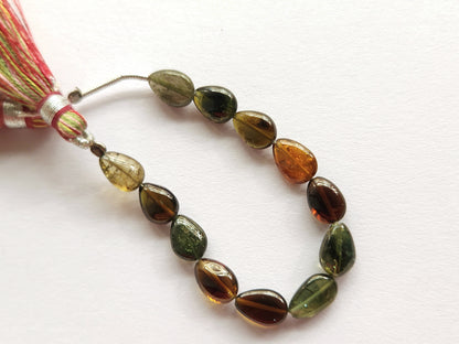 Natural Tourmaline Pear Shape Beads | Straight Drill