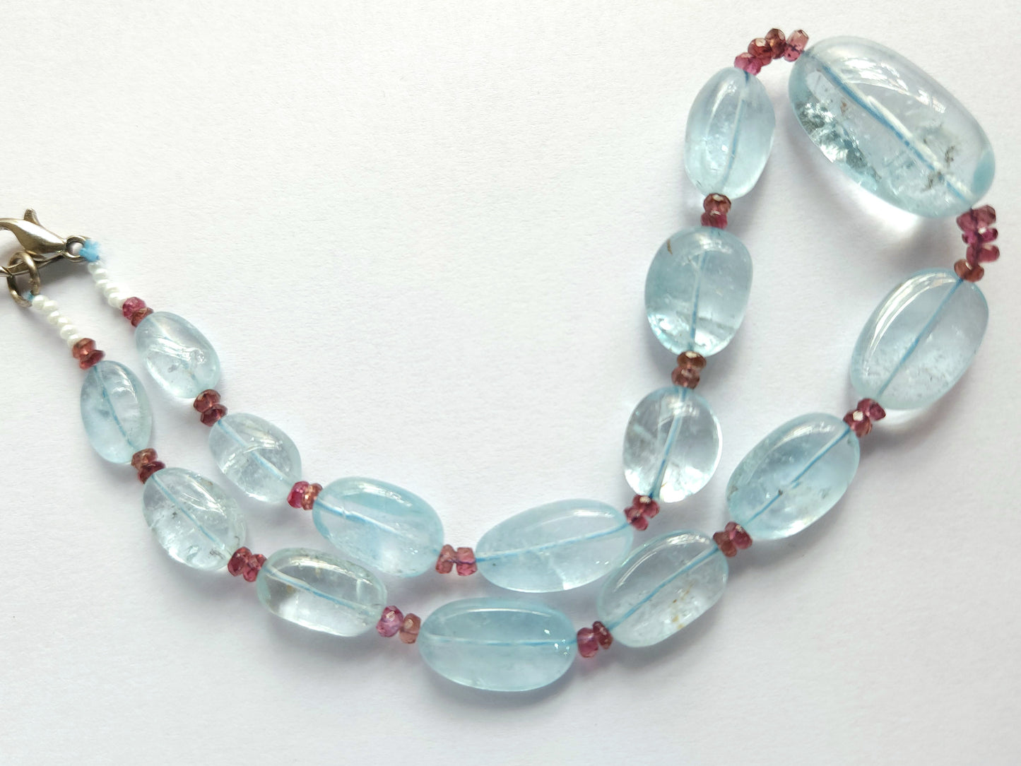 Natural Aquamarine Tumble Shape Beads