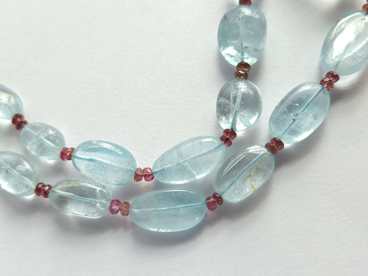 Natural Aquamarine Tumble Shape Beads