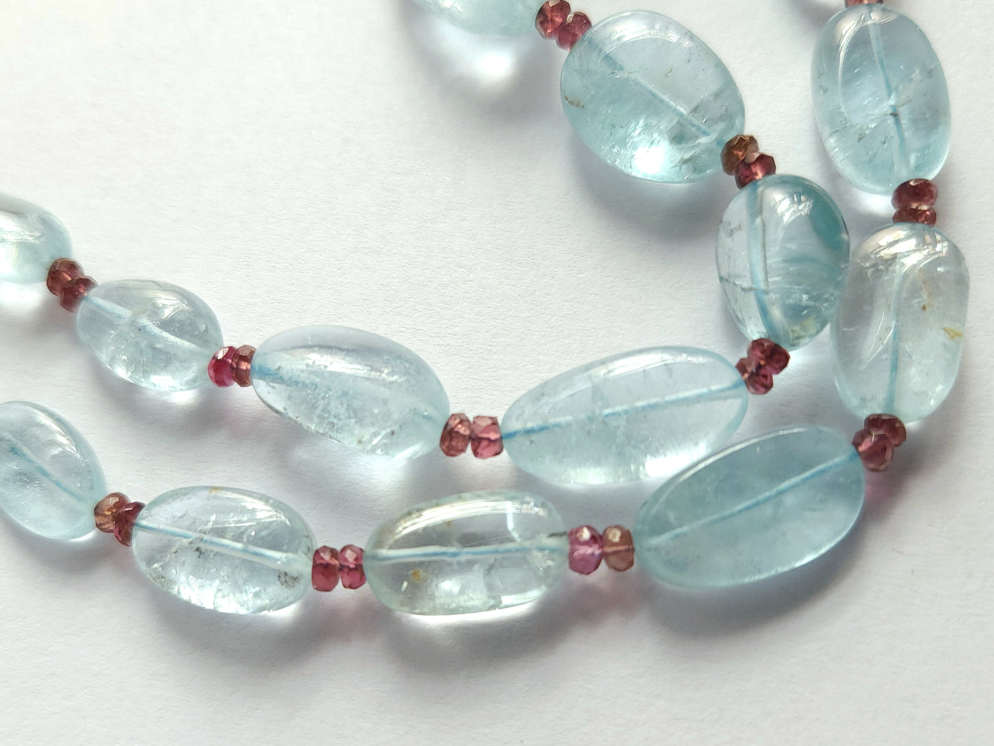 Natural Aquamarine Tumble Shape Beads