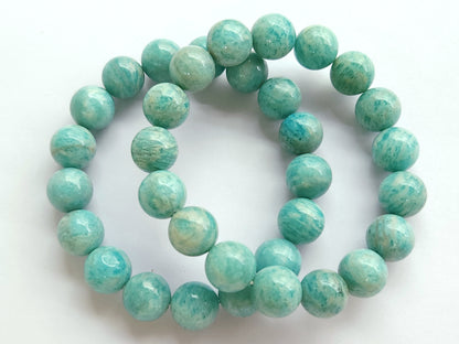 Amazonite Gemstone Beaded Bracelet