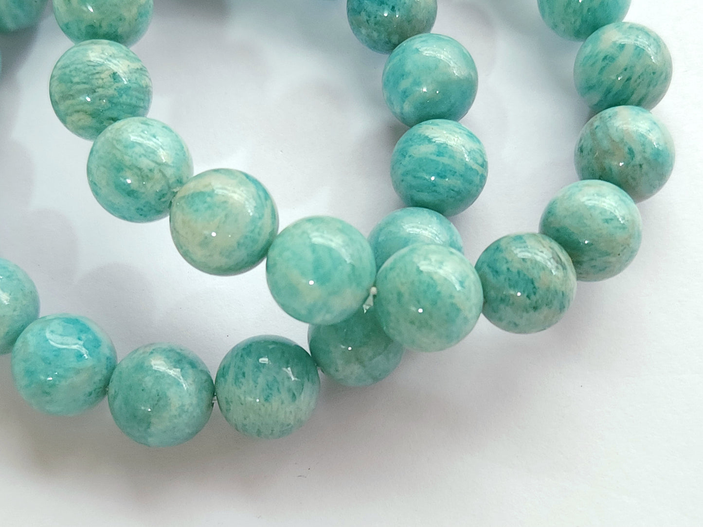 Amazonite Gemstone Beaded Bracelet