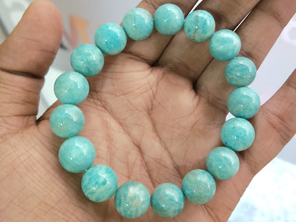 Amazonite Gemstone Beaded Bracelet